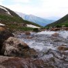 Высокогорная река в горах Каржантау