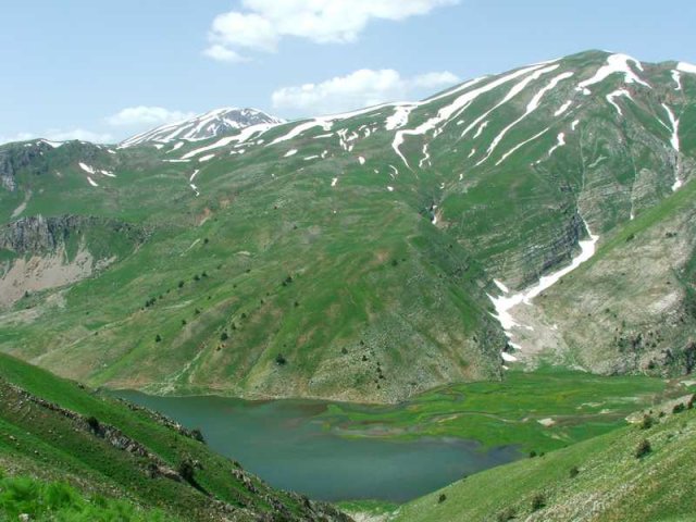 Озеро Сусынген, вид сверху