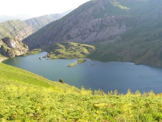 Озеро Сусынген на рассвете