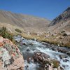 Горная река в горах Каржантау